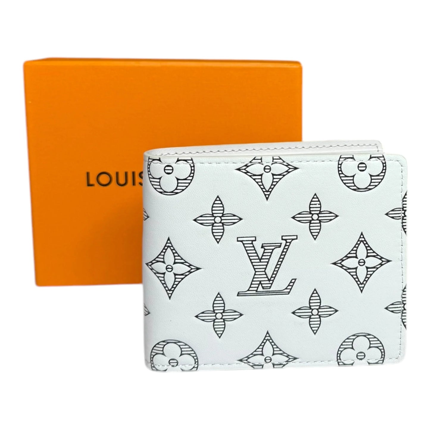 White Louis Vuitton wallet